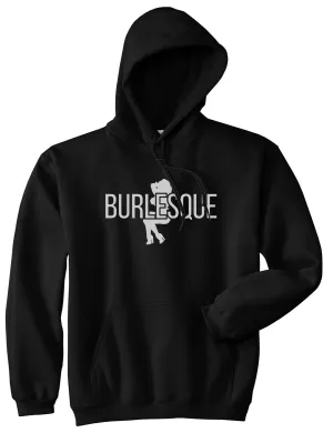 Burlesque Girl Mens Pullover Hoodie