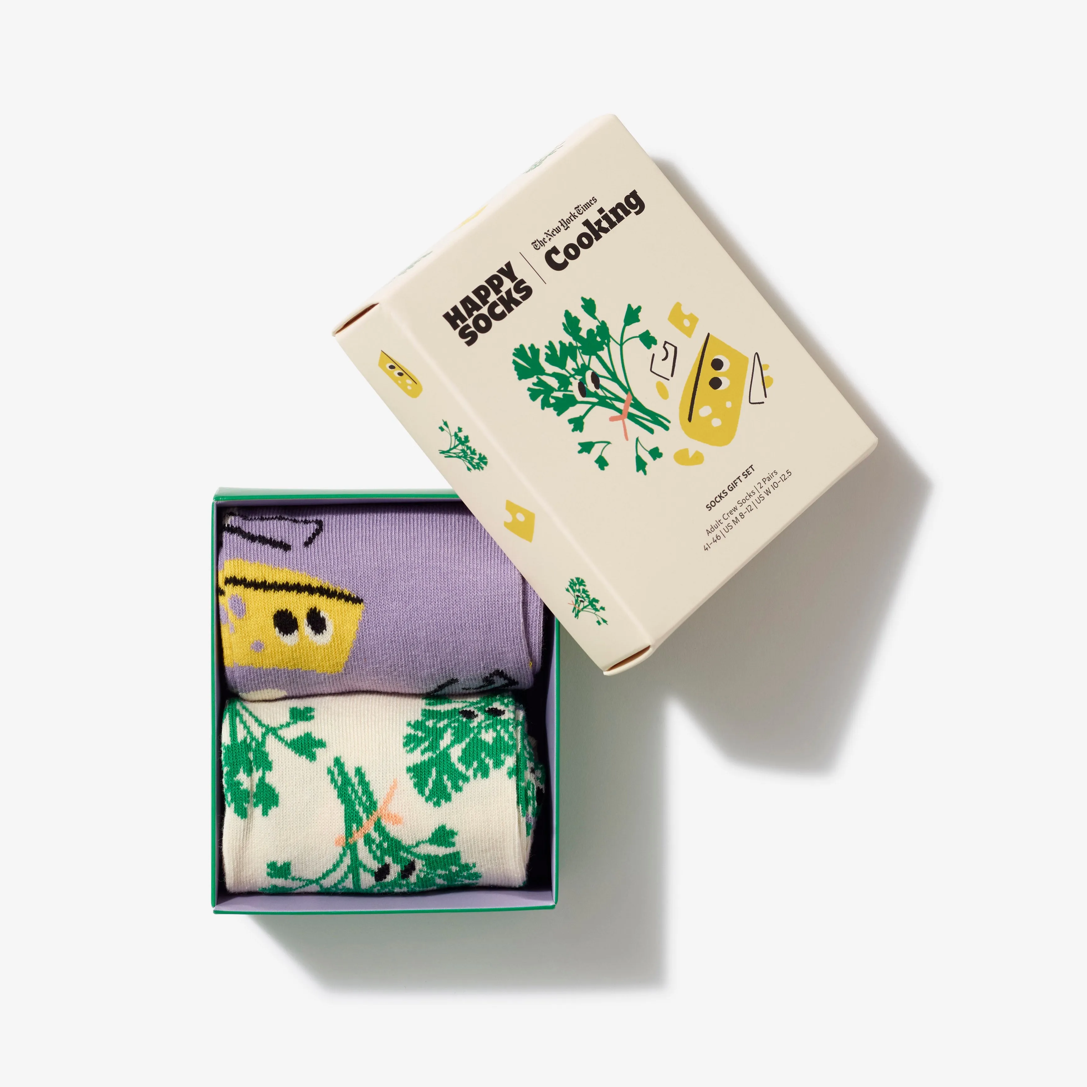 Happy Socks 2-Pack Cilantrophile & Cheesemonger Gift Set