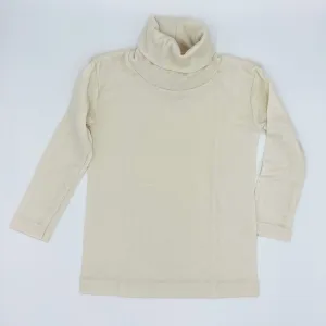 OUTLET ENGEL Kids' Organic Wool/Silk Polo Shirt with Long Sleeves - RED or WHITE