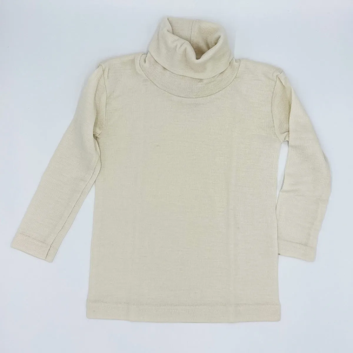 OUTLET ENGEL Kids' Organic Wool/Silk Polo Shirt with Long Sleeves - RED or WHITE